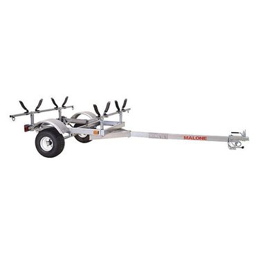 Economy Simple Goods Malone LowMax 2 Kayak Trailer Package, 600 lb Capacity, Galvanized Steel, LED Lights, 70 MPH Rated Tires Fine