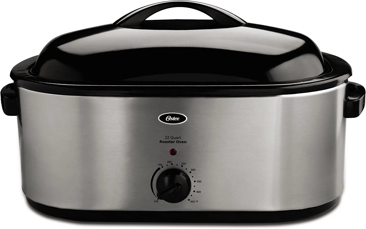 Durable Simple Goods Oster 22-Quart Stainless Steel Roaster Oven, Fits 22-lb Turkey, Baking & Roasting, Easy Clean, CKSTRS23 Original