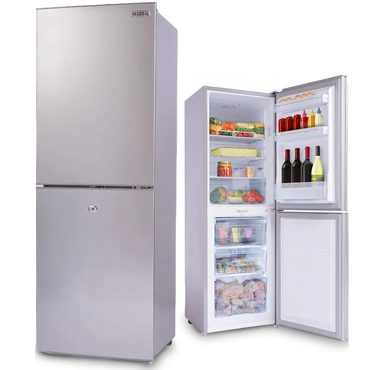 2026 Debut Prime Select GECKO 160L Upright Portable Fridge / Freezer, 12V/24V/240V for Motorhome and Caravan, Silver Universal