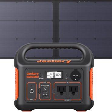 Limited Basic Line Portable Power Station Explorer 300, 293Wh Backup Lithium Battery, Solar Generator for Camping, Black Original