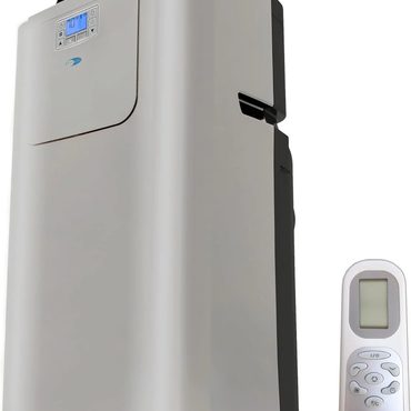Essential Open Market Whynter Portable Air Conditioner 12,000 BTU Dual Hose Dehumidifier Cooling Fan ARC-122DS Silver Everyday