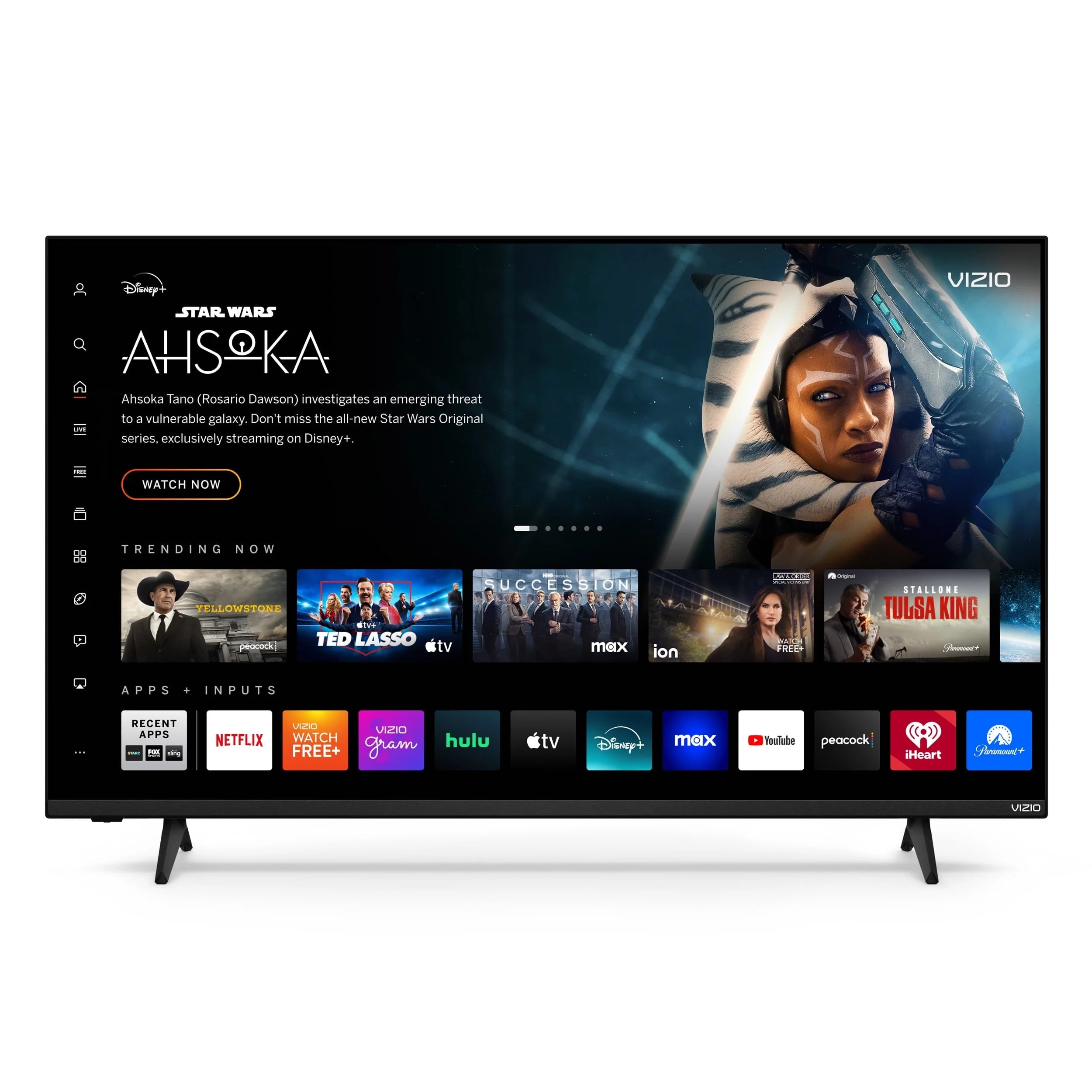 Revolutionary True Basics VIZIO 50′′ 4K LED HDR Smart TV with Dolby Vision, WiFi 6 & Built-in Apps – Model V4K50S-0809 Modern