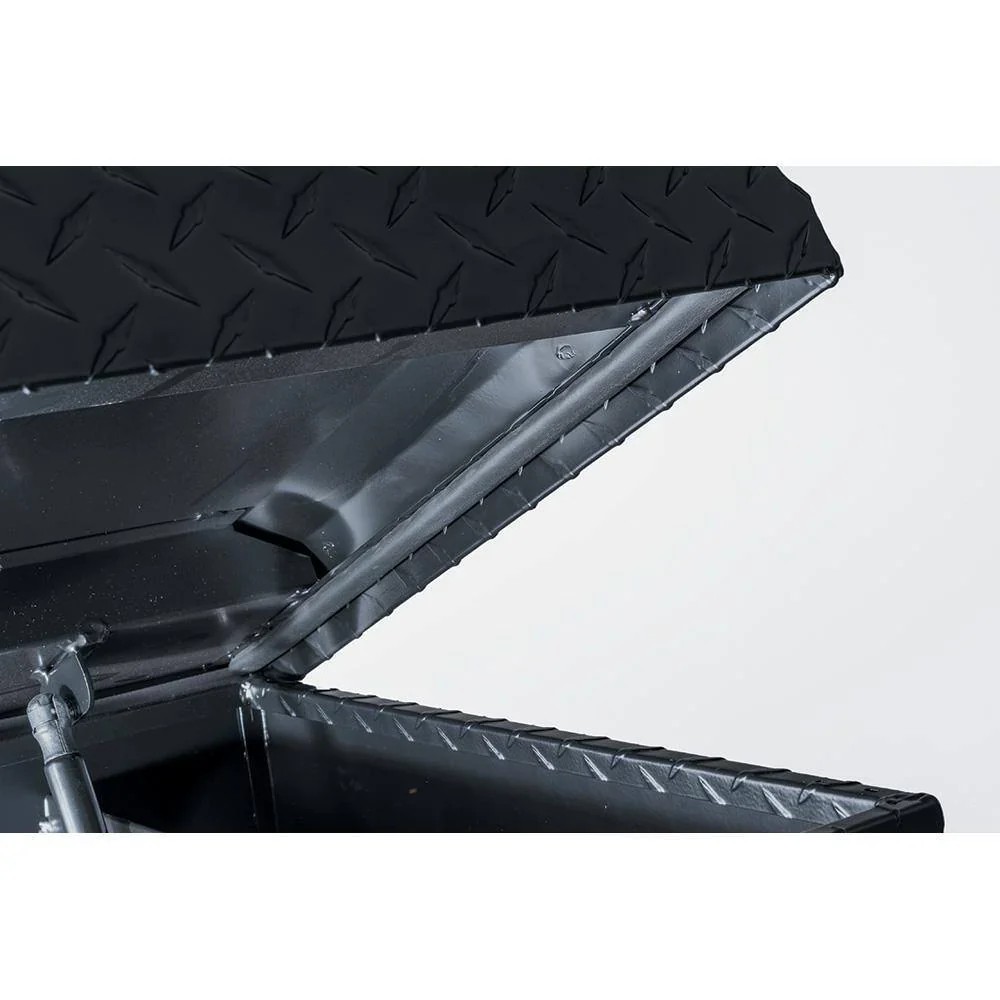 Revolutionary Pure Value 61.86 Matte Black Aluminum Low Profile Truck Tool Box for Mid-Size Trucks Universal