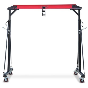 Limited Basic Line 1-ton gantry crane adjustable 2200 lbs 96.5"-143.7" portable hoist Original