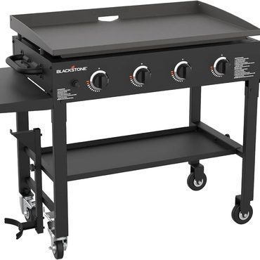 In Season Direct Source 36" Gas Griddle Cooking Station 4 Burner Flat Top Propane Grill 1554 Universal
