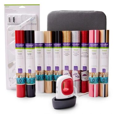 Select Simple Goods EasyPress MiniTM, Raspberry + Essentials Iron -On Bundle Reliable