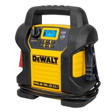 Genuine Fresh Find DW 1400 Peak Amp Portable Car Jump Starter with Digital Compressor Improved