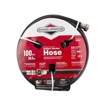 Annual Direct Source Briggs & Stratton Briggs and Stratton 8bs100 100-Foot Premium Heavy-Duty Rubber Garden Hose, Black, 100 Feet Budget