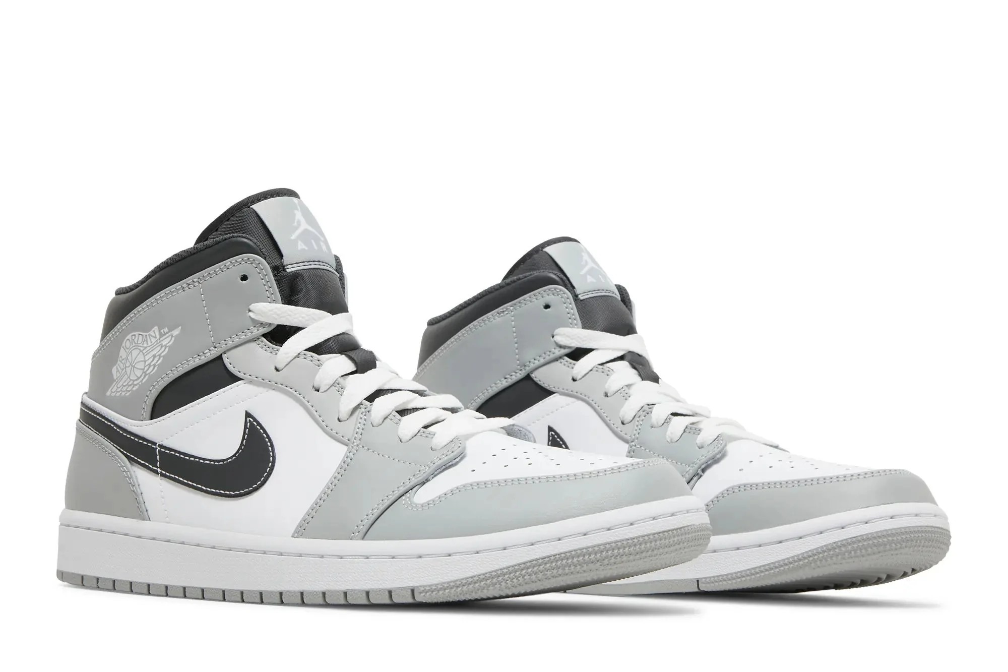 In Season Prime Select Jordan 1 Mid 'Light Smoke Grey' Practical