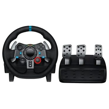 Economy True Basics G29 Driving Force Racing Wheel and Floor Pedals for PS5, PS4, PC, Mac – Black Distinctive