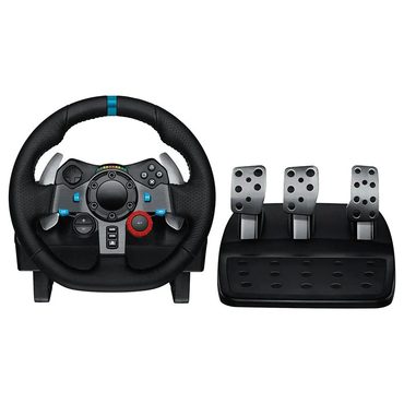 Genuine Pure Value G29 Driving Force Racing Wheel and Floor Pedals for PS5, PS4, PC, Mac – Black Functional