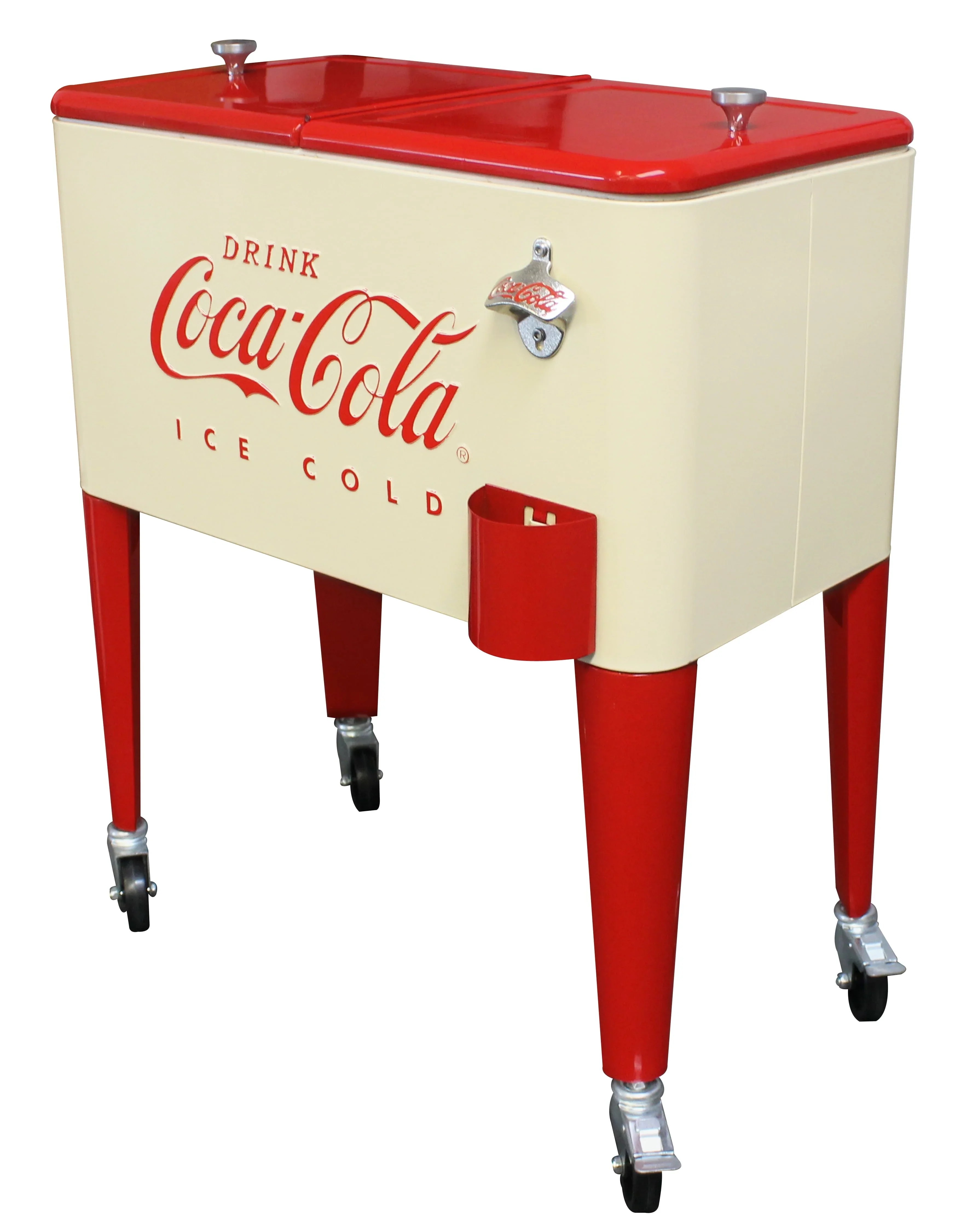 Revolutionary Basic Line Leigh Country Licensed Coca-Cola Series CP 98111 Metal 60 Qt Outdoor Patio Cooler Budget