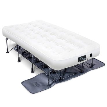 New 2026 Clear Choice Ivation EZ-Bed Self Inflating Air Mattress Twin Air Mattress with Built In Pump & Case Value