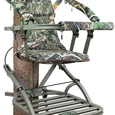 In Stock Simple Goods Summit Viper SD Climbing Treestand Lightweight Aluminum Foam Padded Seat 300 lbs Safety Harness Original