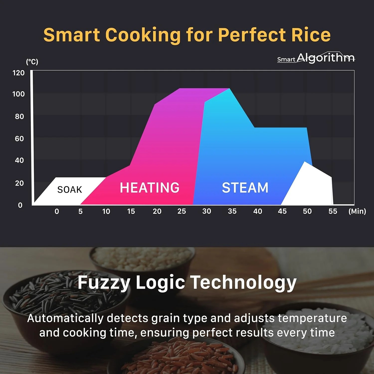 Limited Standard Goods Small Stainless Steel Rice Cooker 6 Cups, Induction Heating Dual Pressure, White Distinctive