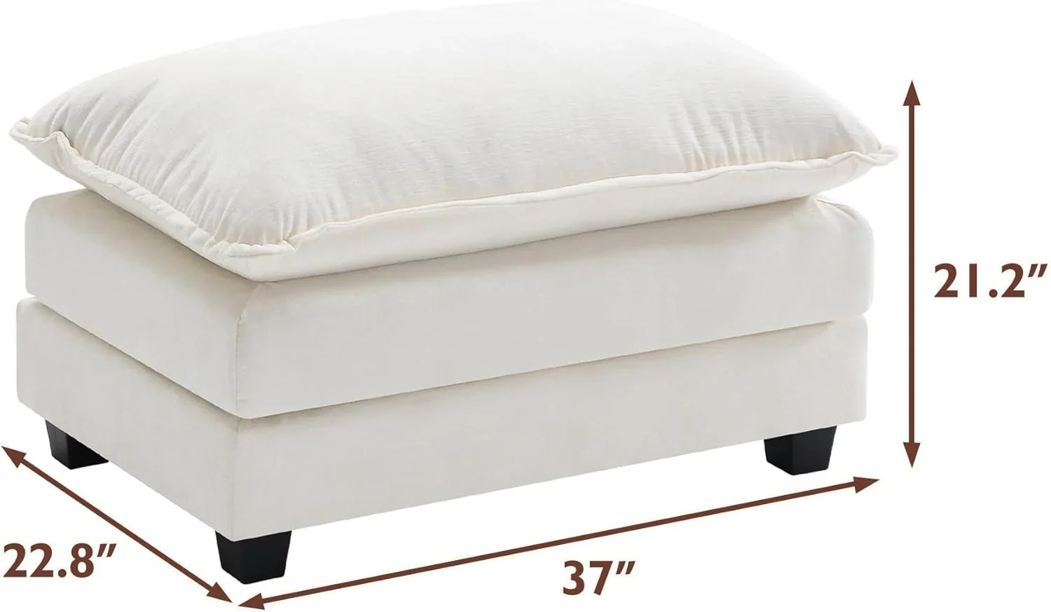 Premium Fresh Find Ihanherry 146" U-Shaped Modern Sofa Modular Sectional Cloud Couch Grey Practical