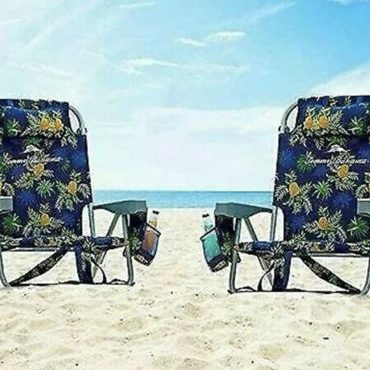 Limited Simple Goods 2 PACK || Tommy Bahama Backpack Beach Folding Deck Chair Fine