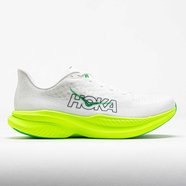 Annual Clear Choice Mach 6 Men's White/Neon Lime Improved