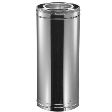 Essential Pure Value 6 in. Dia x 36 in. Triple-Wall Chimney Stove Pipe-6DP-36CF Everyday