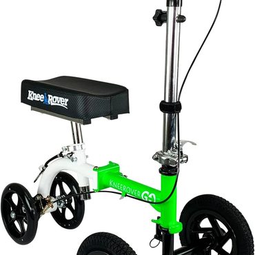 Essential Open Market Most Compact All Terrain Knee Scooter for Adults Foot Surgery Heavy Duty Knee Walker Green Value