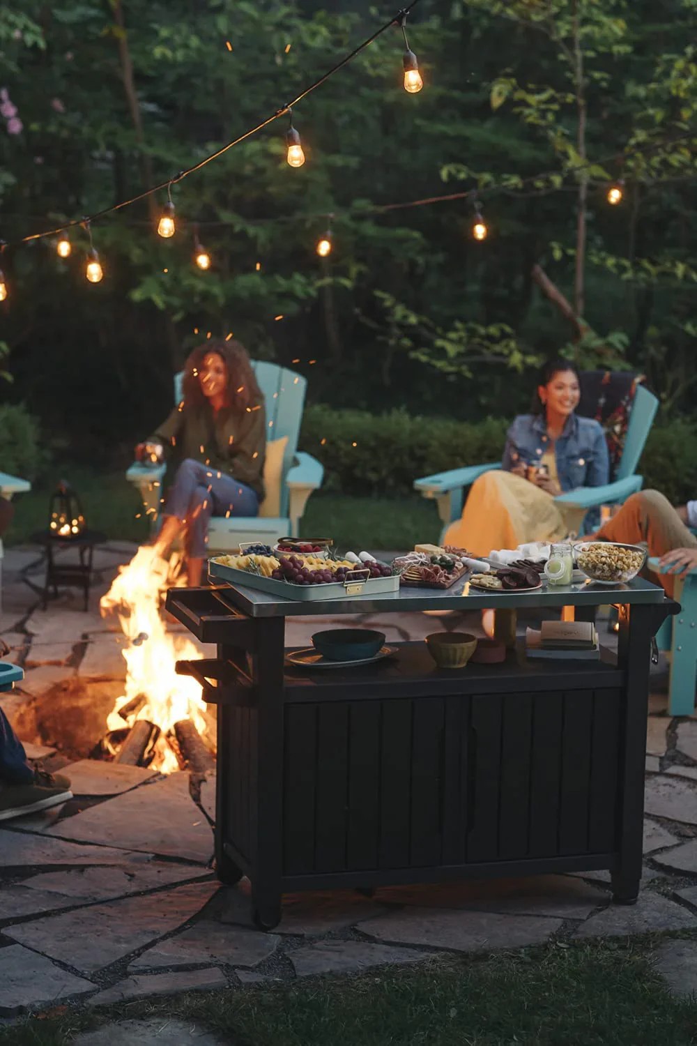 Essential True Basics Keter Unity XL Portable Outdoor Table and Storage Sensible