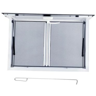 Premium Basic Line Concession Window 36W x 36H Aluminum Food Truck Service Window Budget
