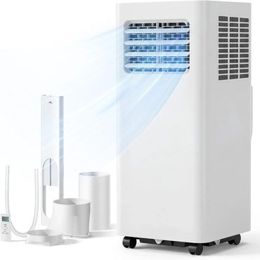 2026 Debut Everyday Co 8000 BTU Portable Air Conditioner, 3-in-1 Cools 350 Sq.Ft, Quiet AC with Fan Enhanced
