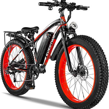Genuine Open Market Electric Bike for Adults,1500W Peak Motor E Bikes, 26" Fat Tire Electric Mountain Bike Sensible
