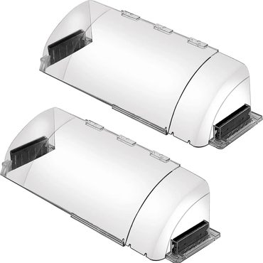 Essential Simple Goods 2 Pack Air and Heat Deflector for Vents, Sidewalls and Ceiling Registers Universal