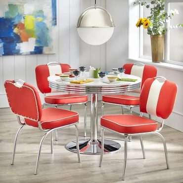 Limited Simple Goods Simple Living Raleigh Retro 5-piece Dining Set Budget