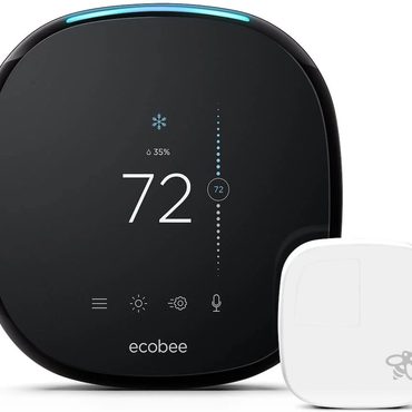 Revolutionary Basic Line 4 Smart Thermostat with Built-In Alexa, Room Sensor Included Improved