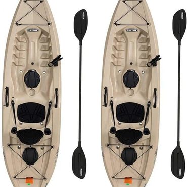 In Season True Basics Lifetime 90806 Tamarack Angler 100 Fishing Kayak C 2 Pack (Paddles Included) Everyday