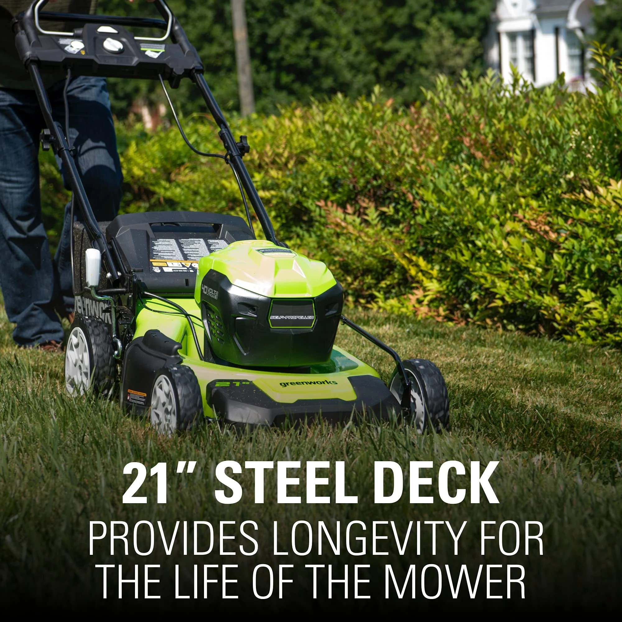 Limited Fresh Find 80V Cordless 21′′ Self-Propelled Brushless Lawn Mower | Greenworks Everyday