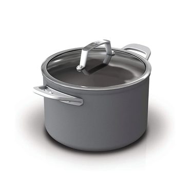 Limited Standard Goods Ninja Foodi NeverStick Premium Hard-Anodized 6.5-Quart Stock Pot With Glass Lid Modern