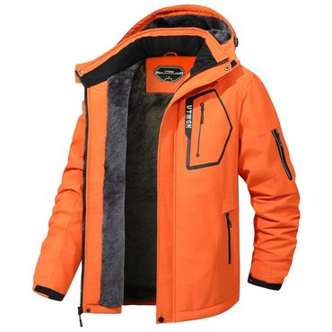 New 2026 True Basics Men's Orange Skiing Jackets Sound