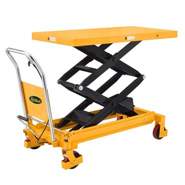 Limited Fresh Find Hydraulic lifting table trolley 350 kg 130 cm double scissor lift 4 wheels Value