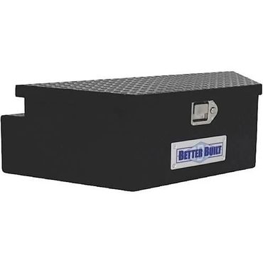 Essential Open Market BETTER BUILT 66212321 UTILITY TRAILER TONGUE TOOL BOX, BLACK, WIDE, V SHAPED 39INX16.5INX12IN Universal