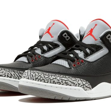 Limited Pure Value Air Jordan 3 Retro OG "Black Cement" Sensible