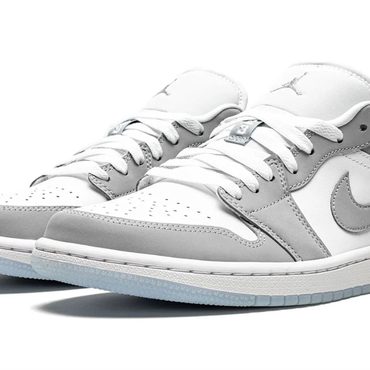 Limited Pure Value AIR JORDAN 1 LOW WMNS "White / Wolf Grey" Practical