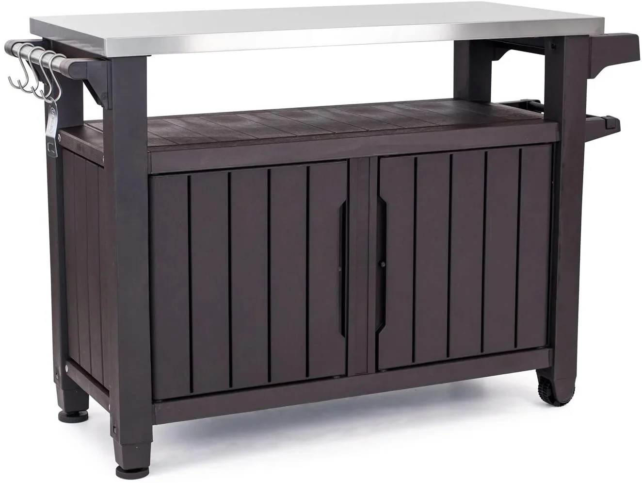 Essential True Basics Keter Unity XL Portable Outdoor Table and Storage Sensible