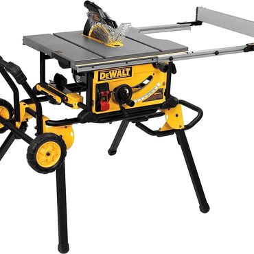 Premium Fresh Find 10 Inch Table Saw, 32-1/2 Inch Rip Capacity, 15 Amp Motor, With Rolling Everyday