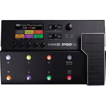 Limited Simple Goods Line 6 - POD Go Guitar Processor - Black Budget