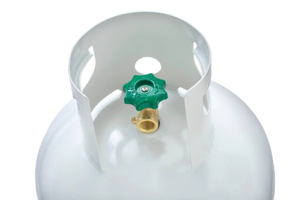 Revolutionary Everyday Co 100 lb Steel Propane Cylinder with OPD Valve, DOT Approved, Rust-Resistant, for Grills & Heaters Practical