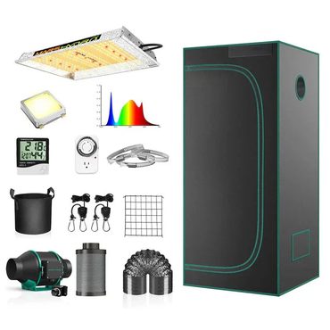 Essential Simple Goods Grow Tent Kit Complete Grow Light Full Spectrum Indoor Grow Tent Kit Enhanced