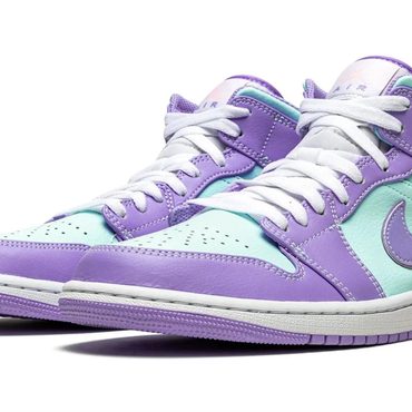 Limited Simple Goods Air Jordan 1 Mid "Purple Pulse / Glacier Blue" Budget