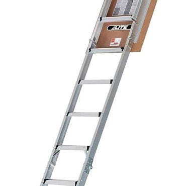 Select Fresh Find LITE 10ft Aluminum Attic Ladder, 375lb Capacity, Type IAA Budget
