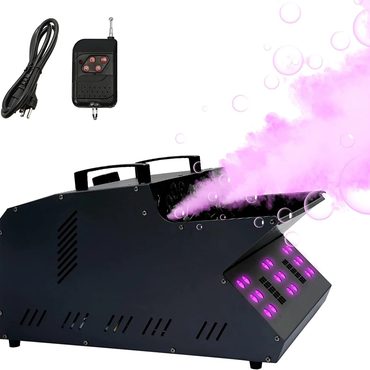 In Stock Basic Line TC-Home 3 IN 1 Stage Fog Bubble Machine with 18 RGB LED Light DMX Fogger 2 Bubble Fans Original