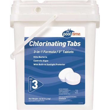 Limited Basic Line Pool Time 21827PTM 35 lbs. Chlorinating Tablets Sensible