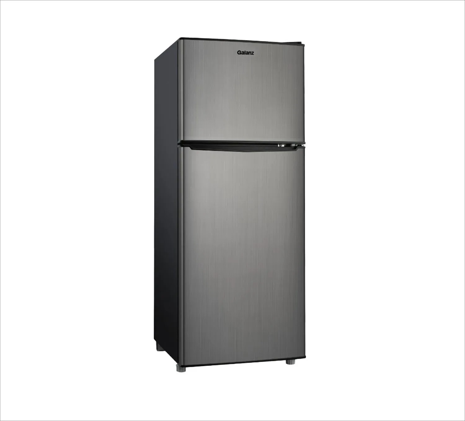 Limited Simple Goods 4.6. Cu ft Two Door Mini Refrigerator with Freezer, Stainless Steel Sound