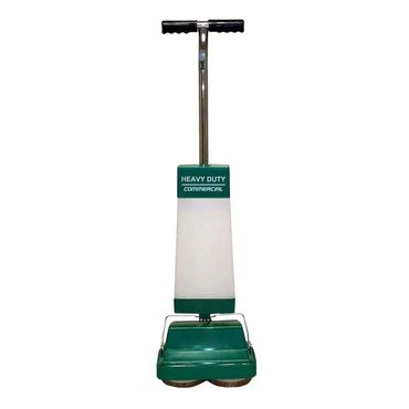 Limited Standard Goods BGFS5000 Portable Floor Scrubber & Polisher, 12′′ Cleaning Path, 4.2 Amp Motor, White/Green Distinctive